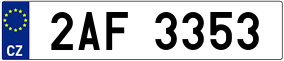 Truck License Plate
